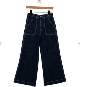 Ramy Brook Theodora High Waist Wide Leg Ankle Jeans